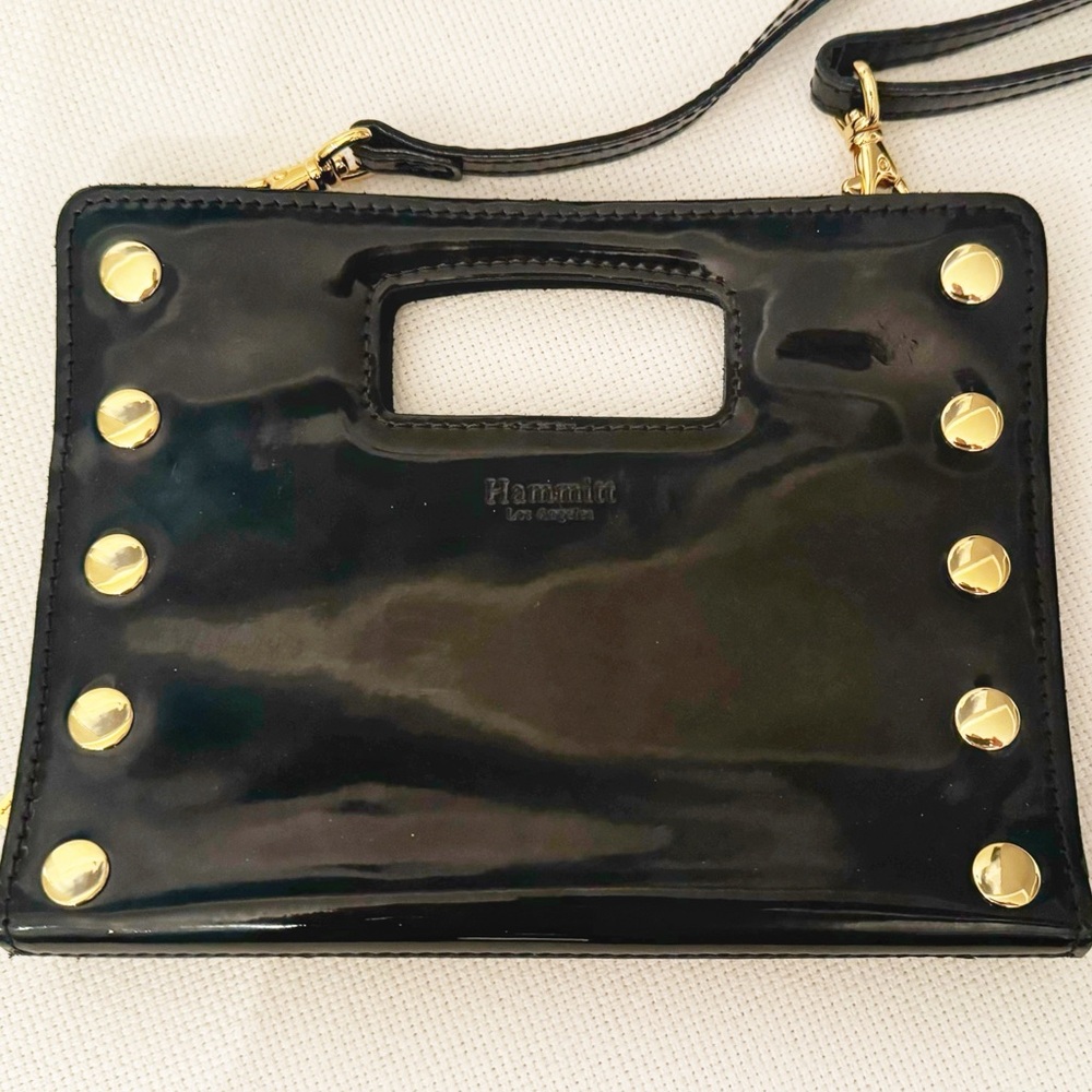 Hammitt patent leather crossbody bag/wallet